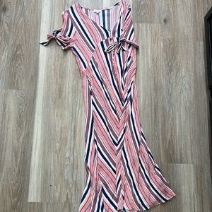 Umgee Women’s Pink and Blue Dress